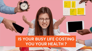 Is your busy life costing you your health? Simple habits to slow down.