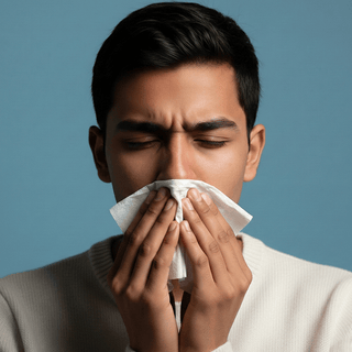 cold flu blocked nose