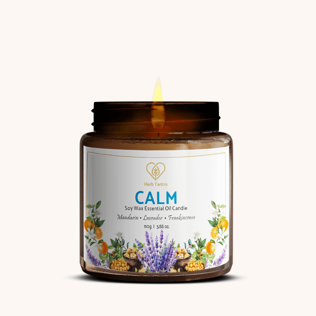 Calm Aromatherapy Candle (Soy Wax)